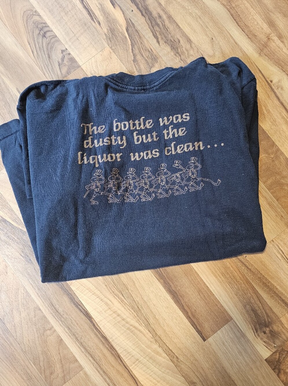 Vintage Gratful Dead Black Graphic T-Shirt - Picture 3 of 4